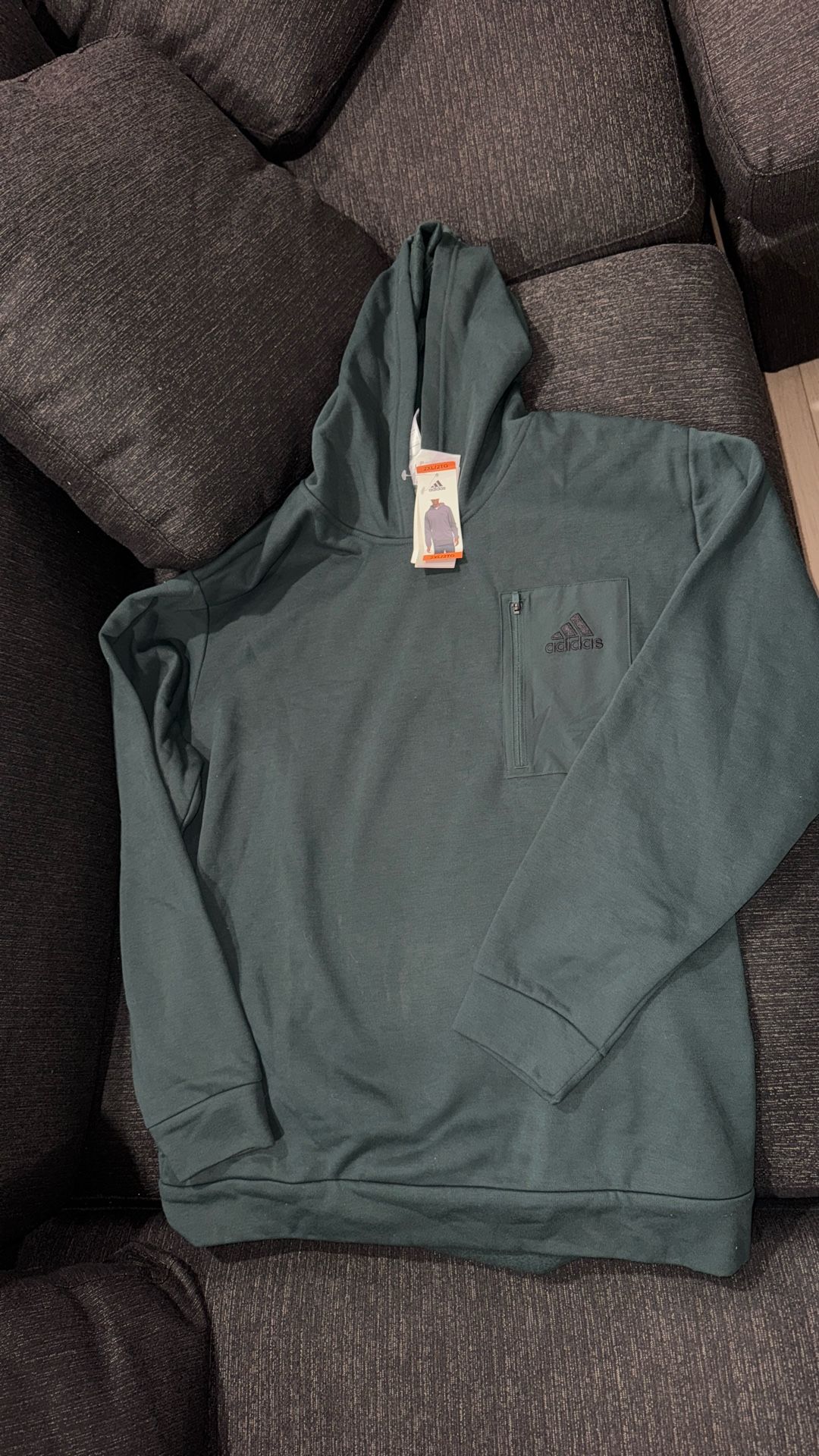 Adidas Men 2x New Green Sweater