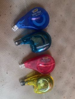 BIC Wite-Out & Office Depot Correction Tape – 4 Pack
