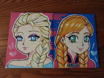 Frozen Acrylic on Canvas