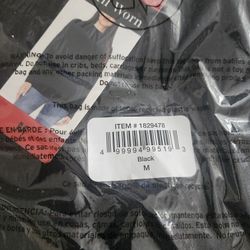 Soybu Womans Textured Hoodie Black, Size M