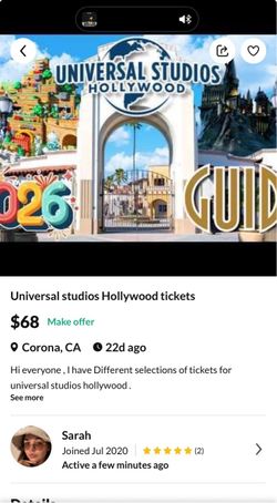 ITS A SCAM! Universal rejected these Tickets