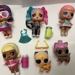 lol Dolls Accessories and Pets Lot. L.O.L