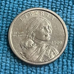 Beautiful Golden Coin 2000 D $3,099.00