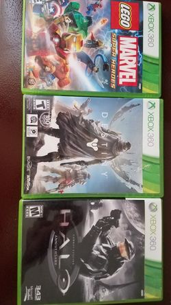 Xbox 360 three games in really good condition