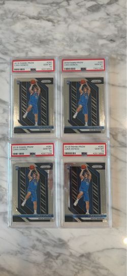 Luka Doncic 2018 Panini Prizm RC PSA 10 Lot of 4