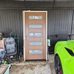 Modern door with frame 36×80 standard