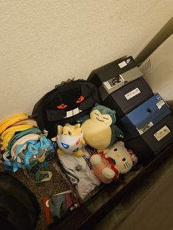 Pokemon bags/plush & designer shoes