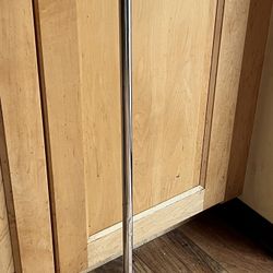Wood Handle Metal Cane with Quad Base