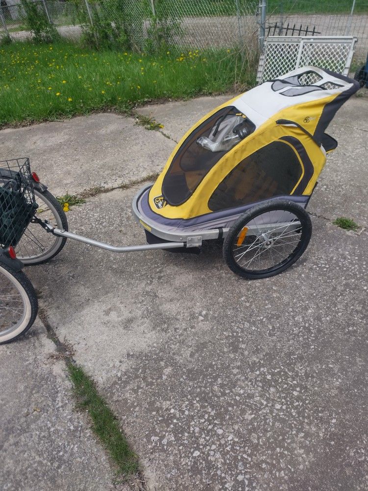 Bike Cart Trailer Was Over 300 New Rickshaw 