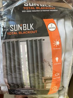 Curtains total blackout &thermal insulation