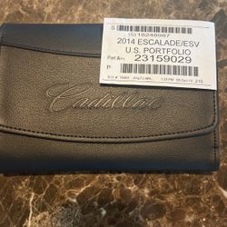 2014 Cadillac Escalade Portfolio With All Instructions Manual And Books