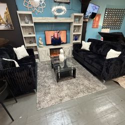 Corduroy Sofa & Loveseat Set – ONLY $578! Includes 4 Plush Accent Pillows at NO EXTRA COST!