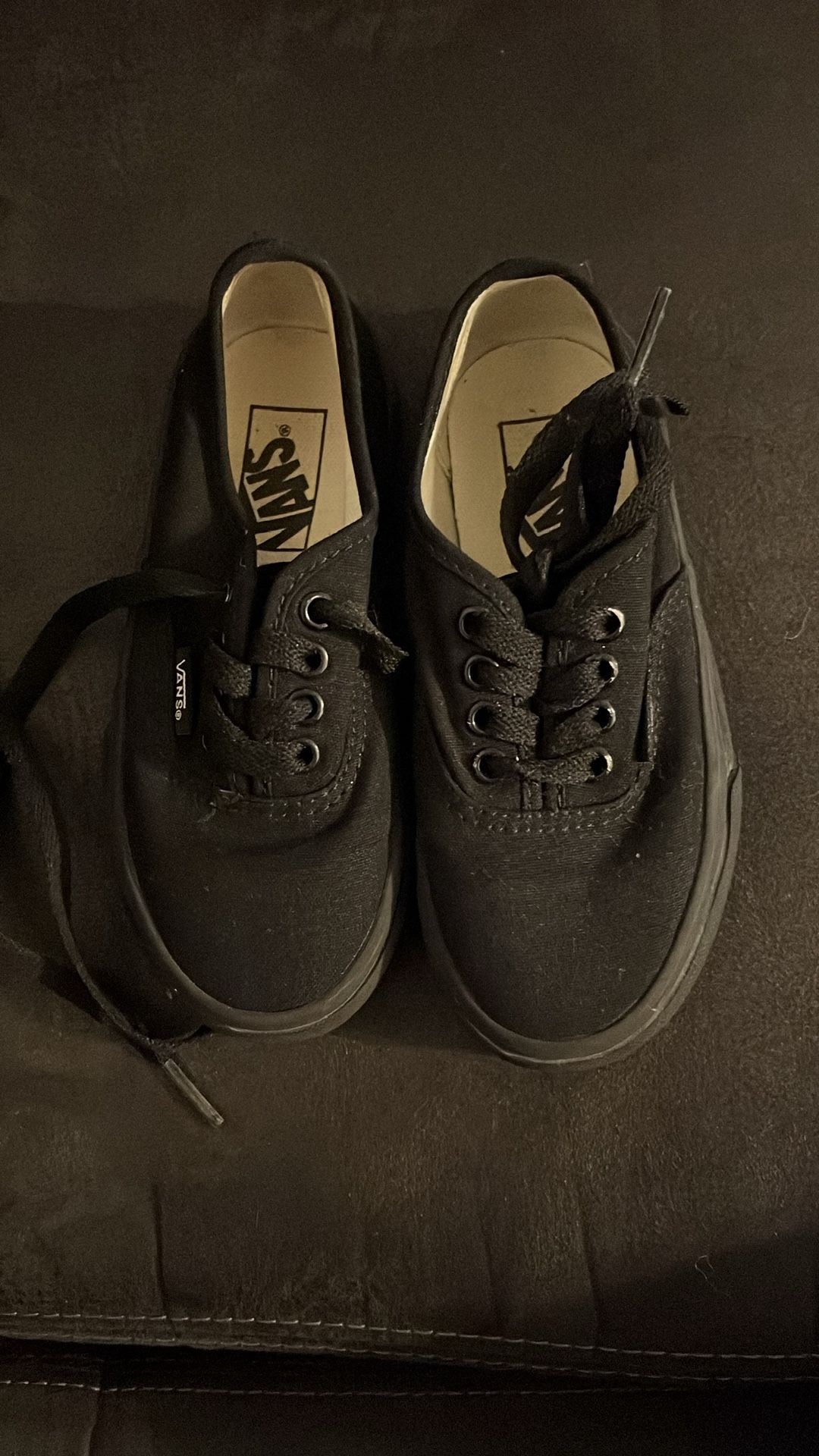Kids Black vans