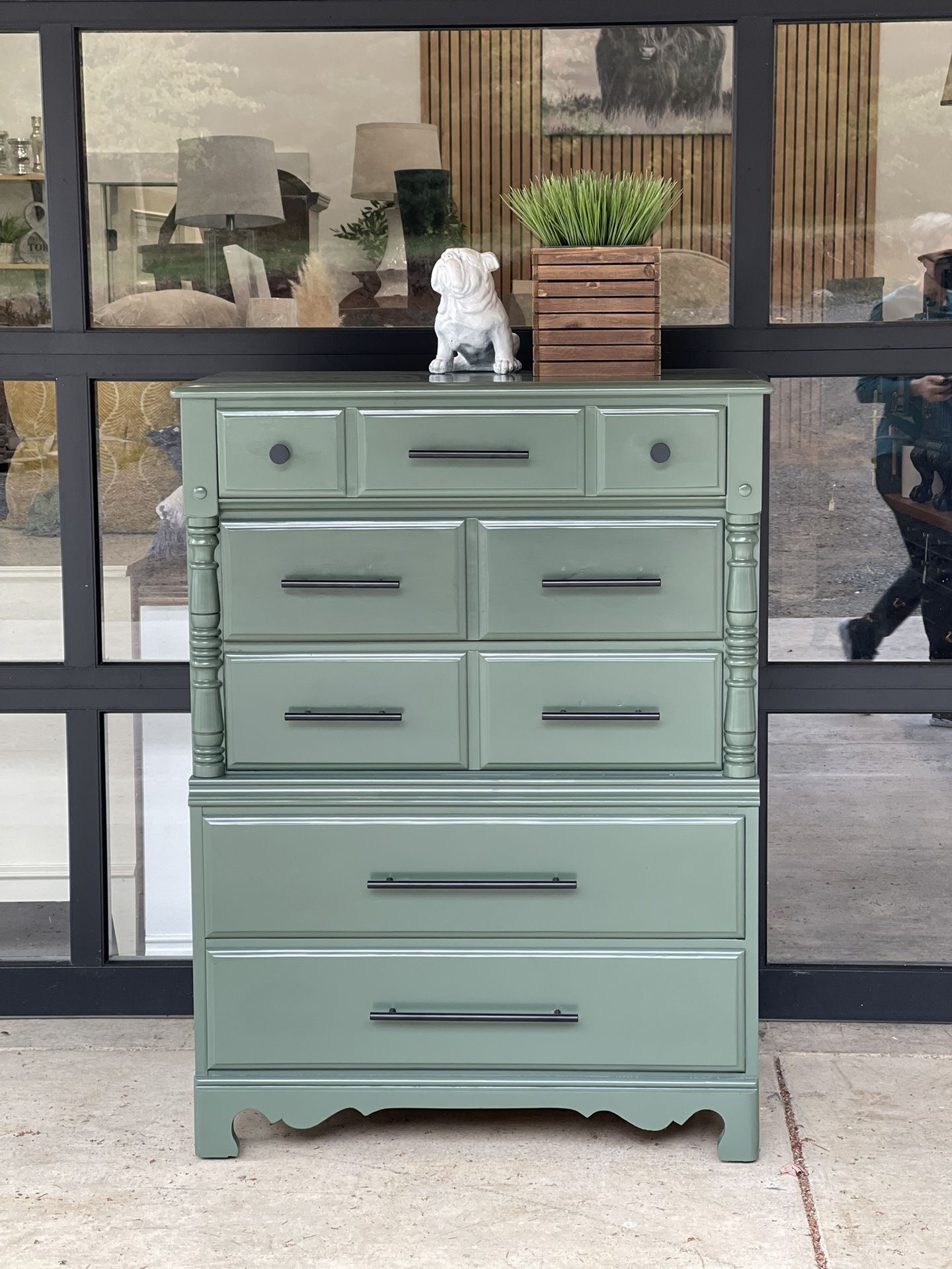 Hi Boy, Tall Dresser, Solid Wood