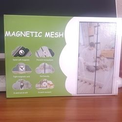 Magnet Mesh Screen Door 