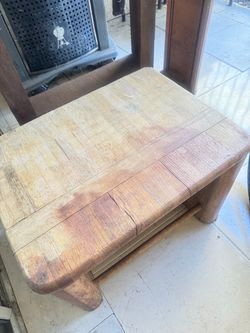 Wood small table