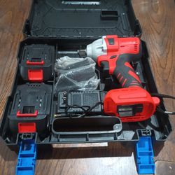 impact wrench  20 volts 2 batteries and sockets 
