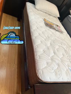 Lesly twin mattress and Boxspring bed set Colchon y tambor