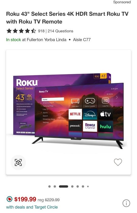 Roku 43" TV