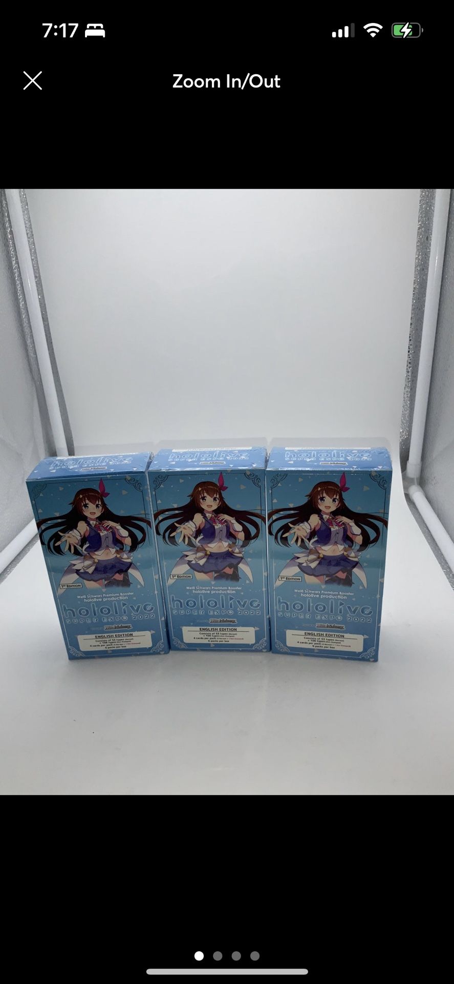 hololive super expo 2022 booster box 3X Limited Edition 2022 Hololive Super Expo Premium Booster Box English