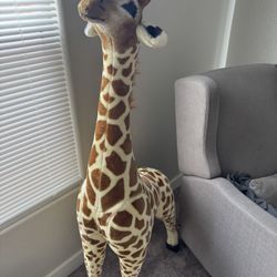 Life Size Stuffed Giraffe  