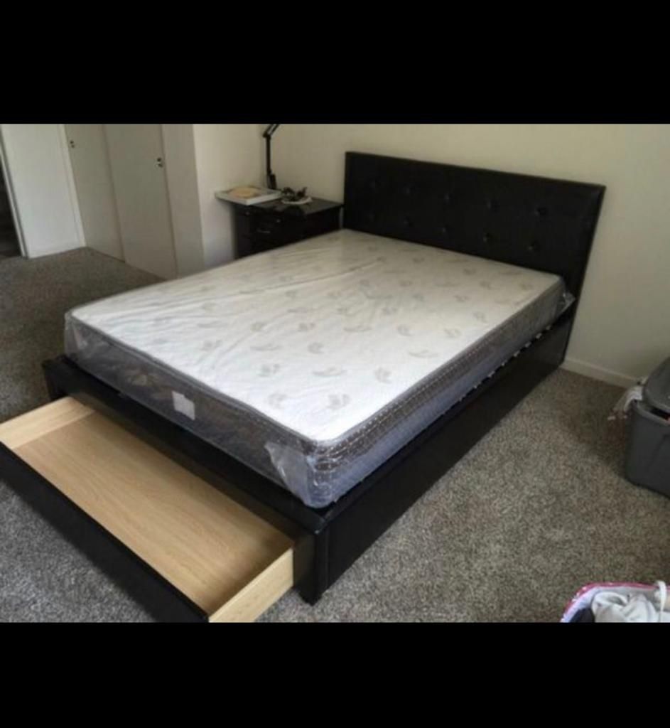 Full Bed With Bamboo Mattress 