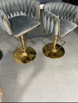 Grey barstools