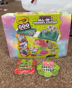 Girls slime kits and stick on earring sets