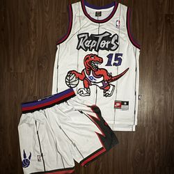 Toronto Raptors Vince Carter Jersey X Shorts