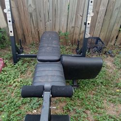 Bench Prees Soild With Leg/ Preaher  Attc