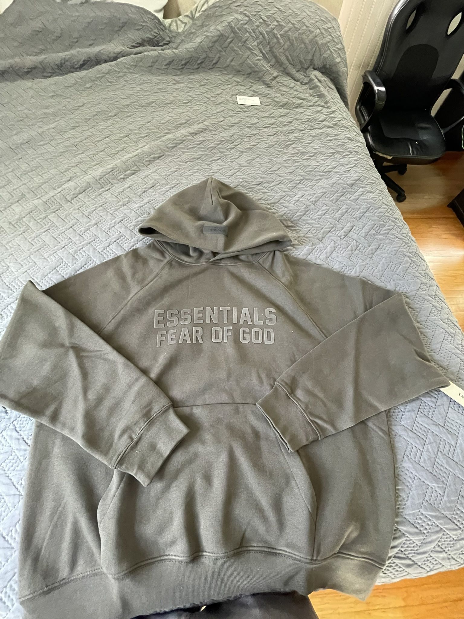 off black essential hoodie