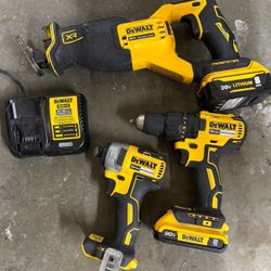 Dewalt 20v Brushless Drill Set 