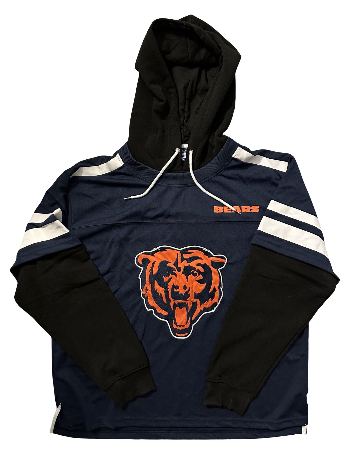 Chicago Bears NFL ULTRA GAME Jersey/Hoodie - Men’s X-Large