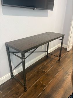 Wrought iron side table and console table -moving sale!