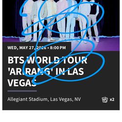 2x Day 3 BTS tickets