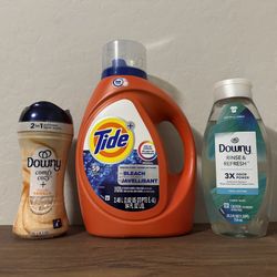 Tide Downy Laundry Detergent Bundle