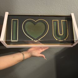 I LOVE YOU ACRYLIC FLOWER BOX! 
