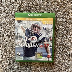 Madden 17 (2016) Deluxe Edition Xbox One CIB TESTED WORKING