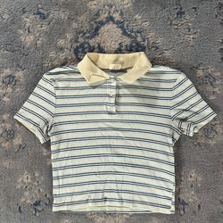 Striped Polo Size S