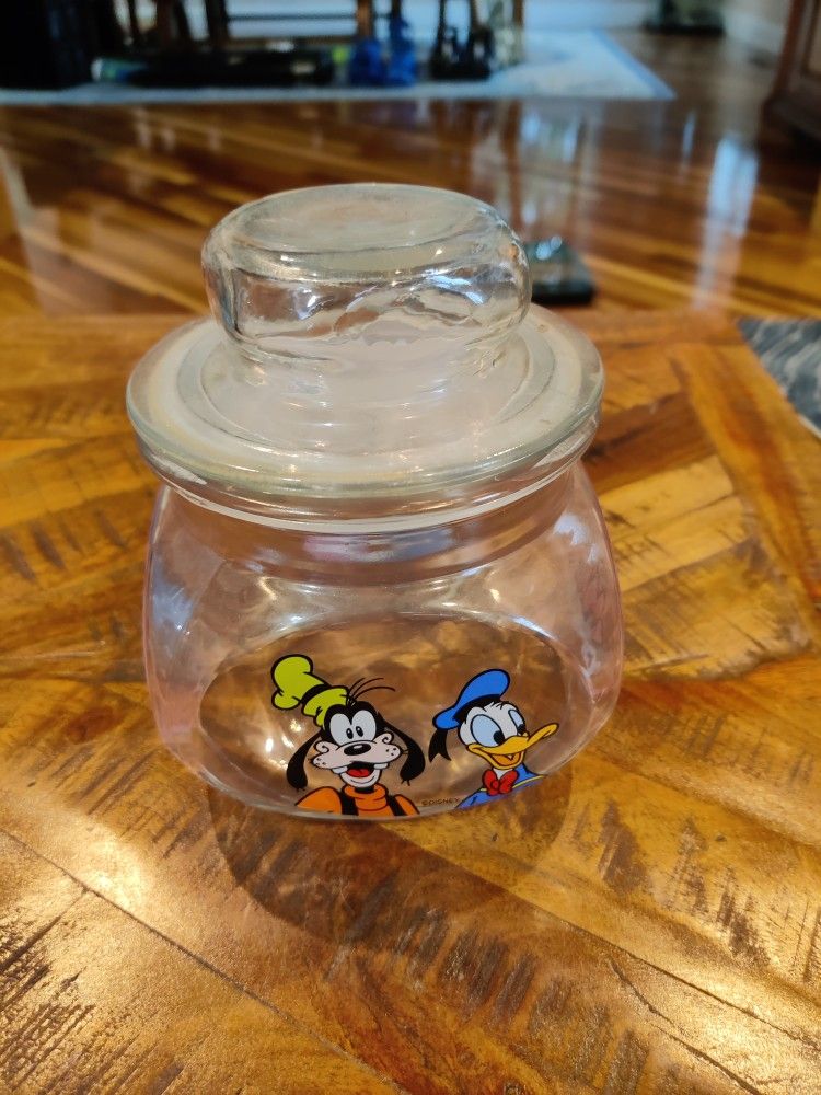 Vintage Candyland Mickey Mouse Disney Candy Jar 