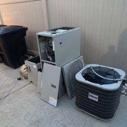 It’s Available!! 2 Ton R22 A/c With Coil And Matching Downflow Gas Furnace