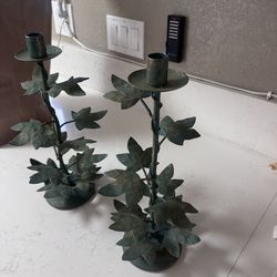 Gorgeous antique candle holders