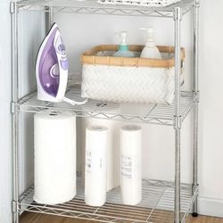 3 Tier Chrome Shelves Heavy Duty 