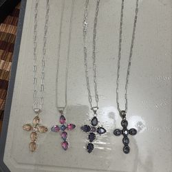 Mothers Day Holy Crosss Pendant Sterling Silver 