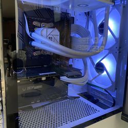 White  High End Gaming Pc [Comes With A Free Monitor]