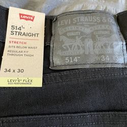 Levi’s 514 Jeans Black Size 34x30