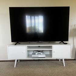 White TV Stand 