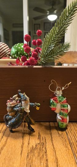 2 Vintage Ornaments 