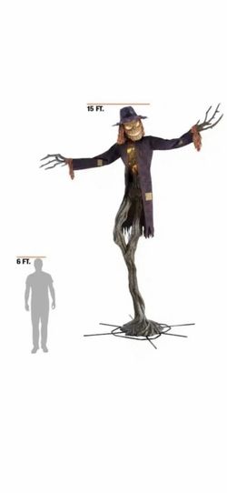 Home Accents 15ft Tall Giant Sized Animated LED Worricrow Halloween Amimatronic