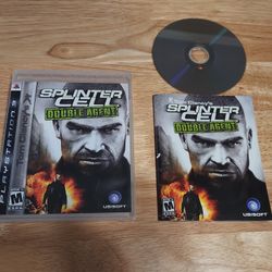 PS3 Splinter Cell: Double Agent w/ Manual